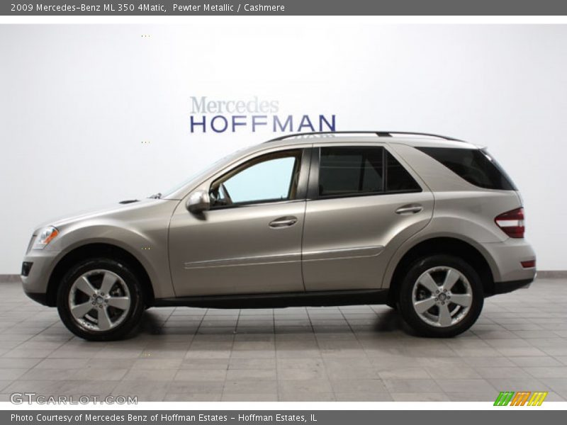 Pewter Metallic / Cashmere 2009 Mercedes-Benz ML 350 4Matic