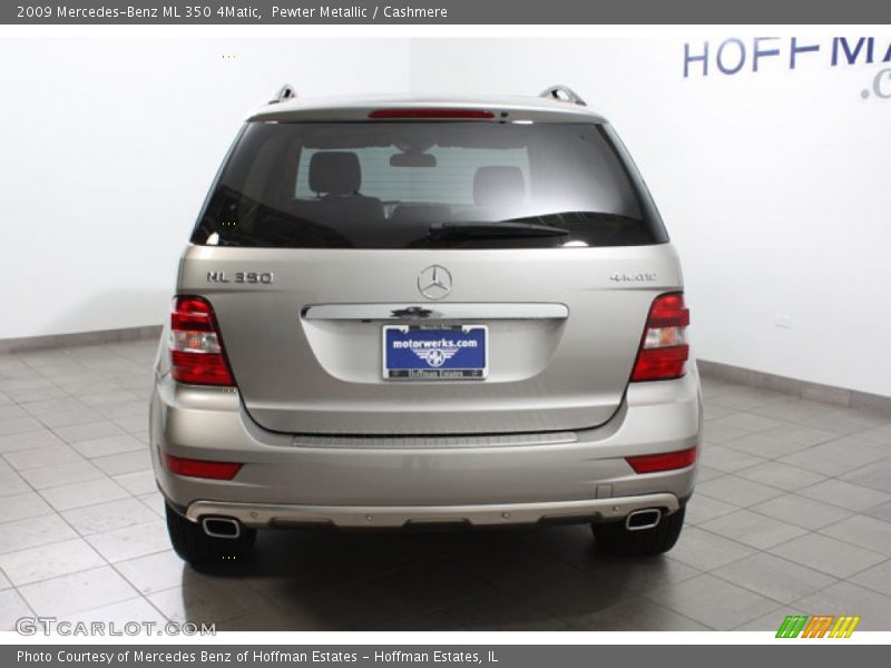 Pewter Metallic / Cashmere 2009 Mercedes-Benz ML 350 4Matic