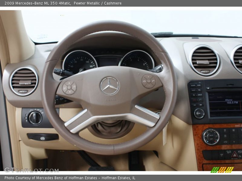Pewter Metallic / Cashmere 2009 Mercedes-Benz ML 350 4Matic