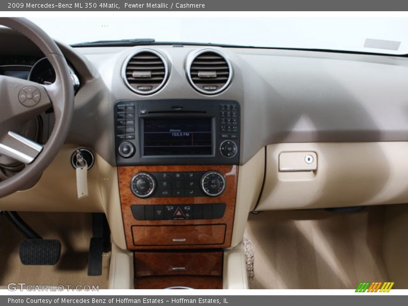 Pewter Metallic / Cashmere 2009 Mercedes-Benz ML 350 4Matic