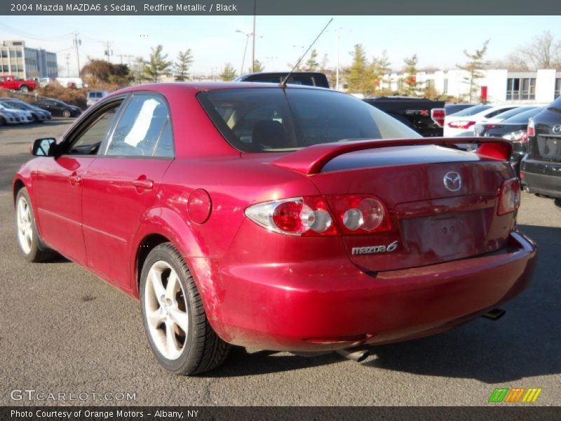 Redfire Metallic / Black 2004 Mazda MAZDA6 s Sedan