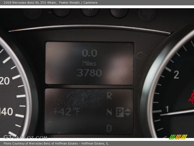 Pewter Metallic / Cashmere 2009 Mercedes-Benz ML 350 4Matic
