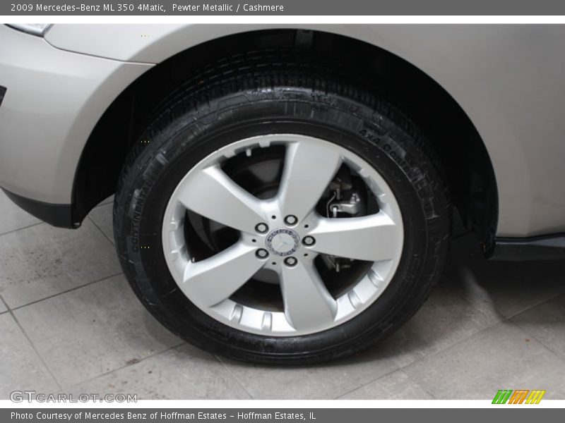 Pewter Metallic / Cashmere 2009 Mercedes-Benz ML 350 4Matic