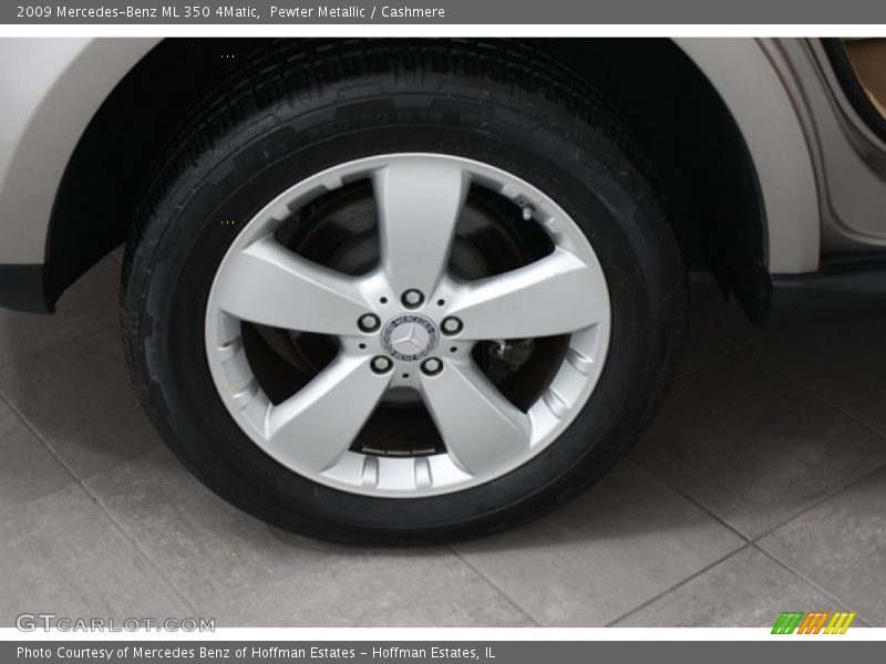 Pewter Metallic / Cashmere 2009 Mercedes-Benz ML 350 4Matic