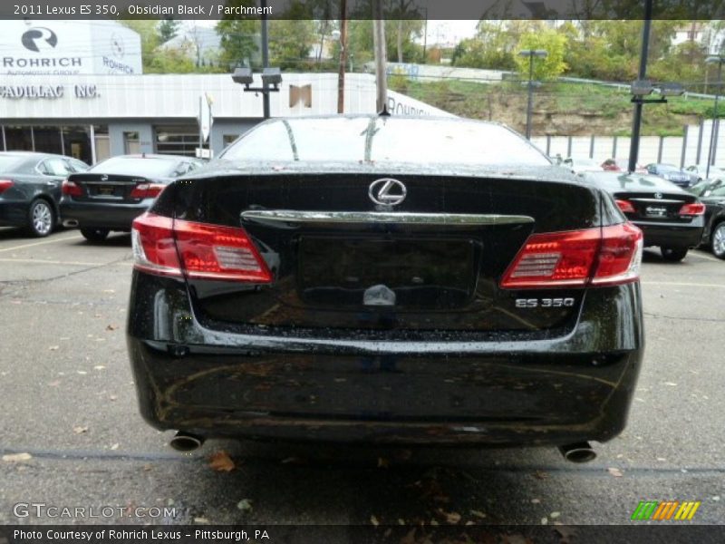 Obsidian Black / Parchment 2011 Lexus ES 350
