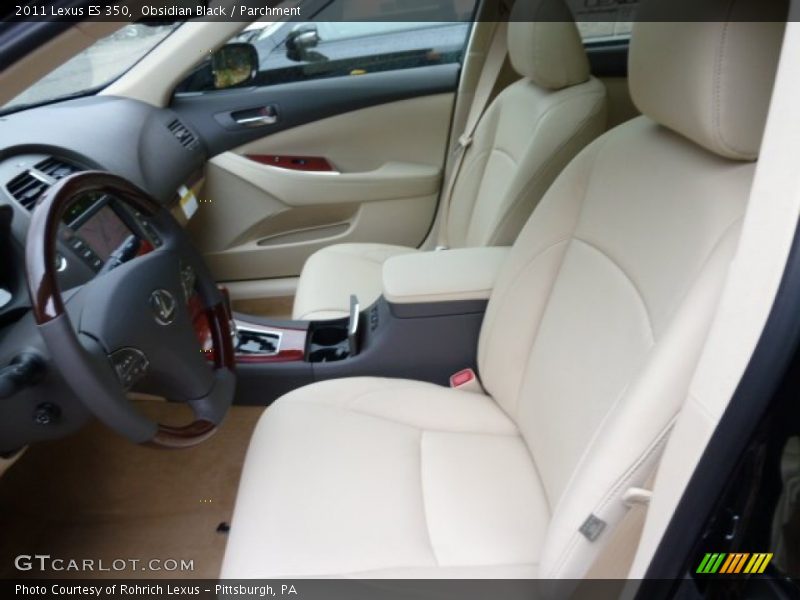 Obsidian Black / Parchment 2011 Lexus ES 350