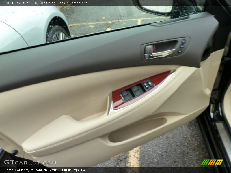Obsidian Black / Parchment 2011 Lexus ES 350