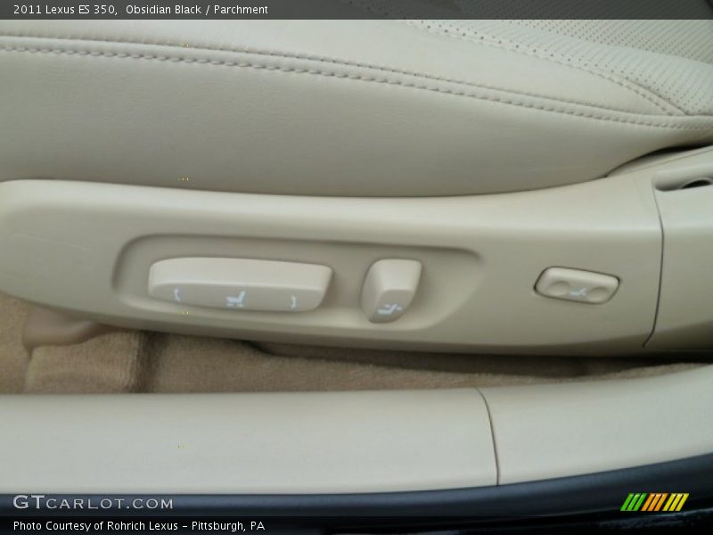 Obsidian Black / Parchment 2011 Lexus ES 350