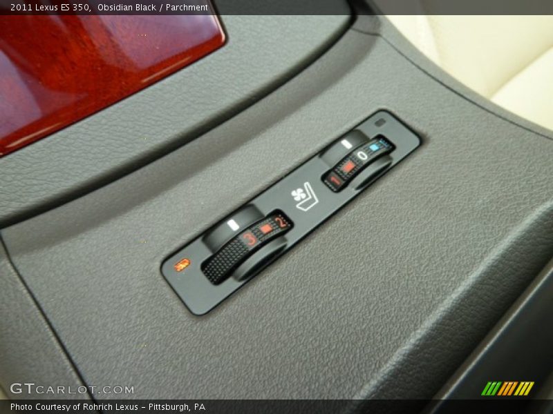 Obsidian Black / Parchment 2011 Lexus ES 350