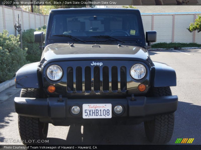 Black / Dark Slate Gray/Medium Slate Gray 2007 Jeep Wrangler Sahara 4x4