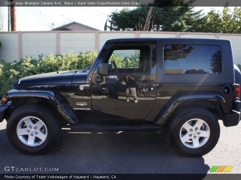 Black / Dark Slate Gray/Medium Slate Gray 2007 Jeep Wrangler Sahara 4x4