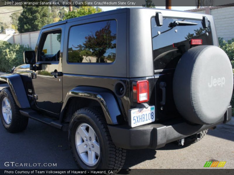 Black / Dark Slate Gray/Medium Slate Gray 2007 Jeep Wrangler Sahara 4x4