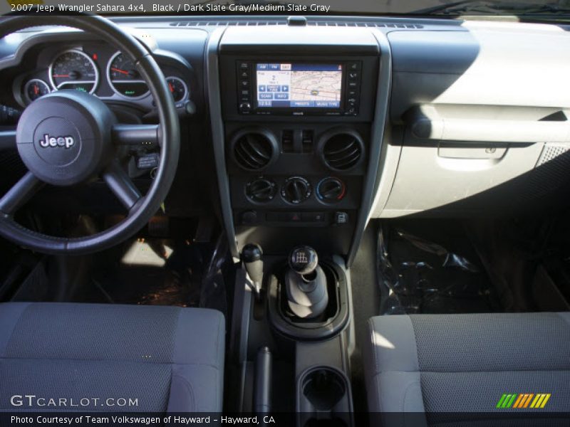 Black / Dark Slate Gray/Medium Slate Gray 2007 Jeep Wrangler Sahara 4x4