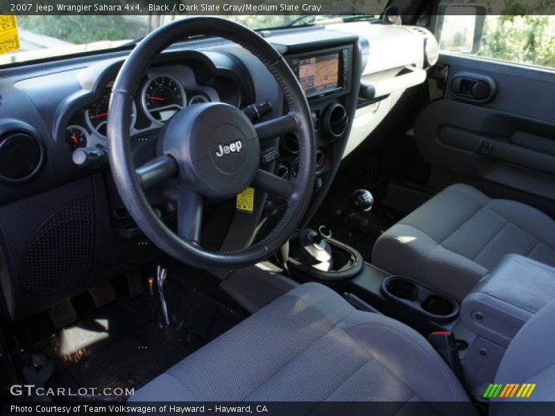 Black / Dark Slate Gray/Medium Slate Gray 2007 Jeep Wrangler Sahara 4x4