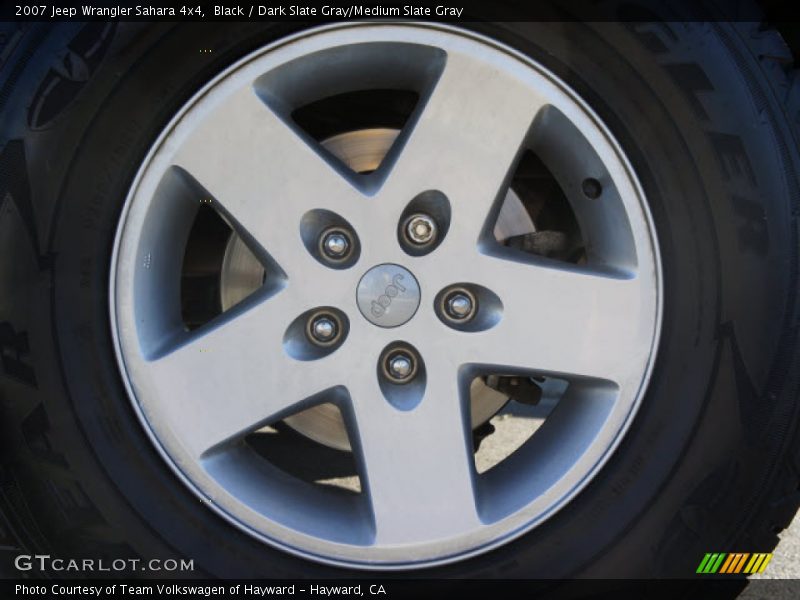 Black / Dark Slate Gray/Medium Slate Gray 2007 Jeep Wrangler Sahara 4x4
