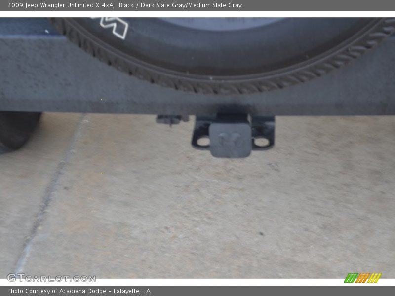 Black / Dark Slate Gray/Medium Slate Gray 2009 Jeep Wrangler Unlimited X 4x4