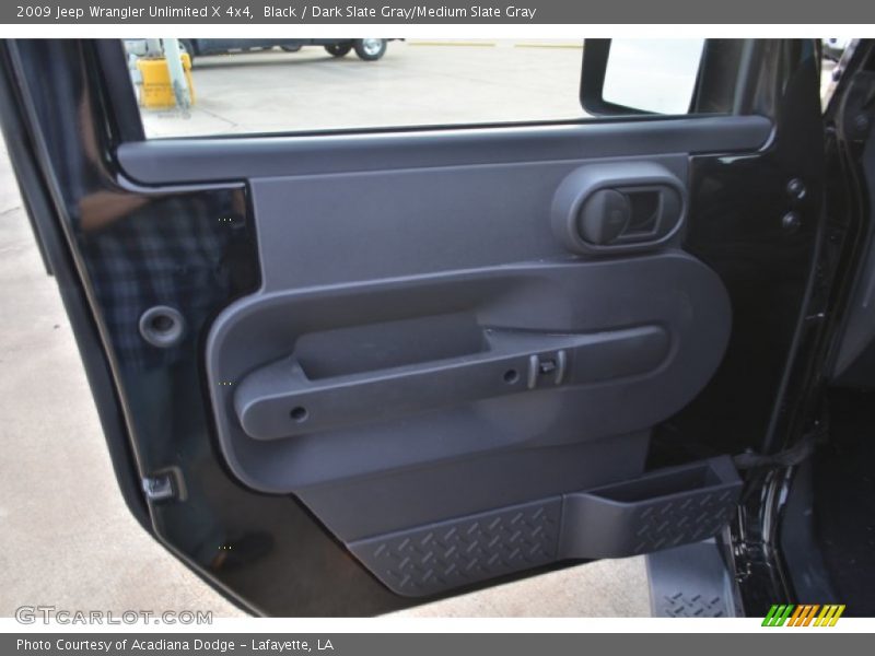 Black / Dark Slate Gray/Medium Slate Gray 2009 Jeep Wrangler Unlimited X 4x4
