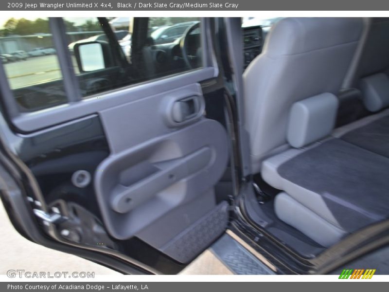 Black / Dark Slate Gray/Medium Slate Gray 2009 Jeep Wrangler Unlimited X 4x4