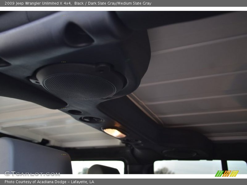 Black / Dark Slate Gray/Medium Slate Gray 2009 Jeep Wrangler Unlimited X 4x4