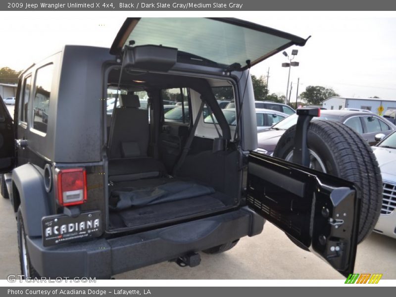 Black / Dark Slate Gray/Medium Slate Gray 2009 Jeep Wrangler Unlimited X 4x4