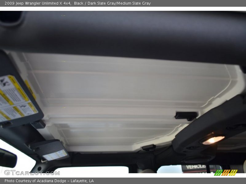 Black / Dark Slate Gray/Medium Slate Gray 2009 Jeep Wrangler Unlimited X 4x4