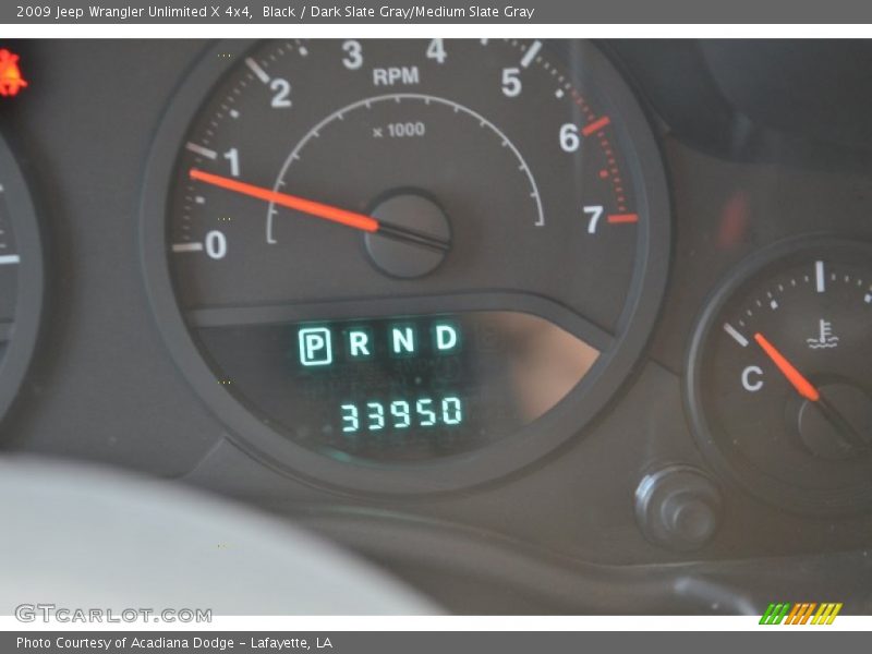 Black / Dark Slate Gray/Medium Slate Gray 2009 Jeep Wrangler Unlimited X 4x4
