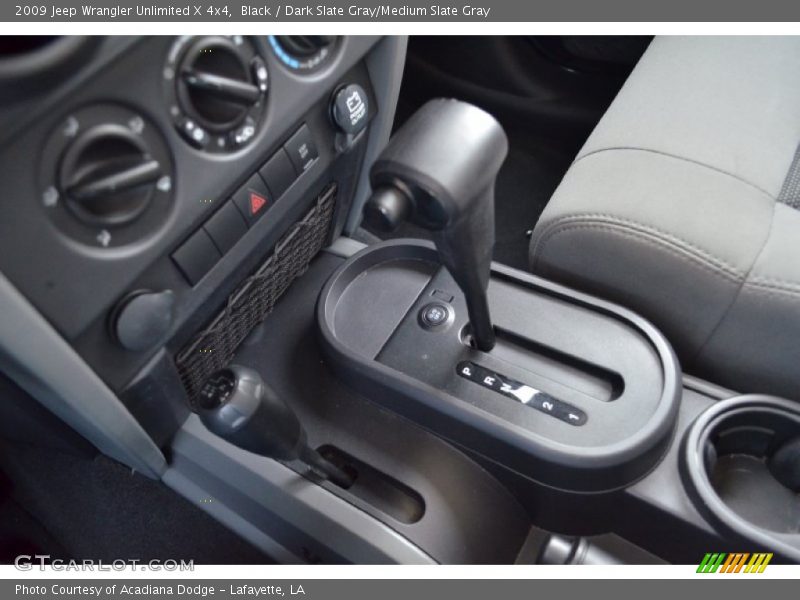 Black / Dark Slate Gray/Medium Slate Gray 2009 Jeep Wrangler Unlimited X 4x4