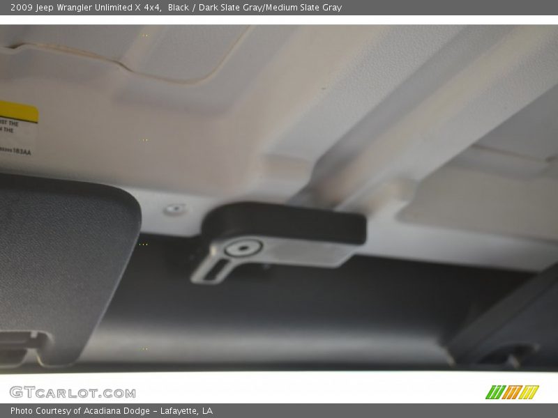 Black / Dark Slate Gray/Medium Slate Gray 2009 Jeep Wrangler Unlimited X 4x4