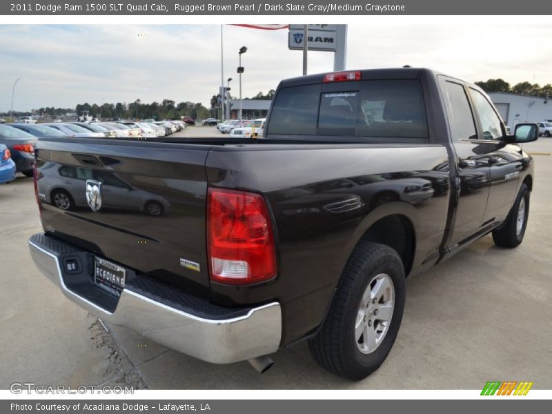 Rugged Brown Pearl / Dark Slate Gray/Medium Graystone 2011 Dodge Ram 1500 SLT Quad Cab
