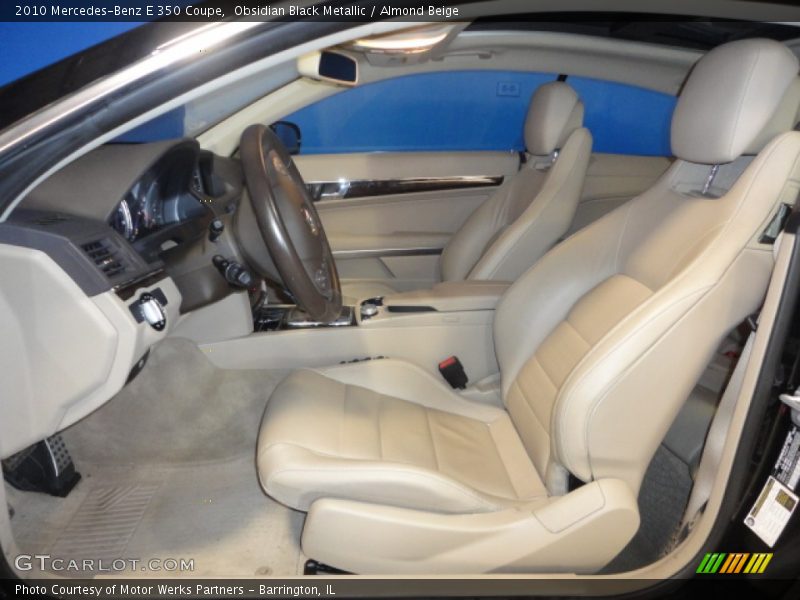 Obsidian Black Metallic / Almond Beige 2010 Mercedes-Benz E 350 Coupe