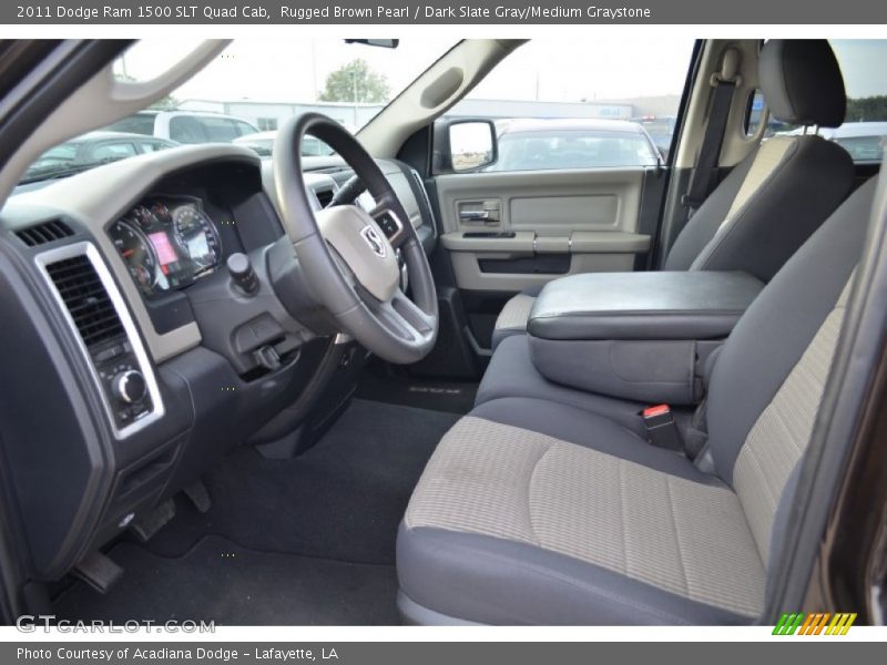 Rugged Brown Pearl / Dark Slate Gray/Medium Graystone 2011 Dodge Ram 1500 SLT Quad Cab