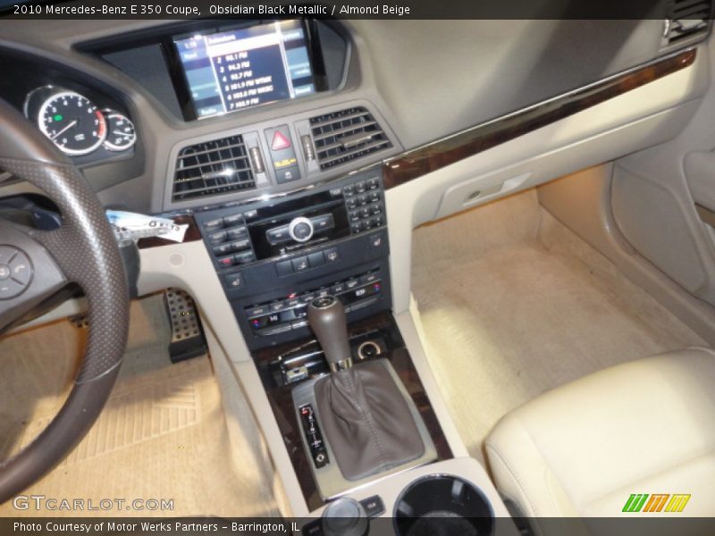 Obsidian Black Metallic / Almond Beige 2010 Mercedes-Benz E 350 Coupe