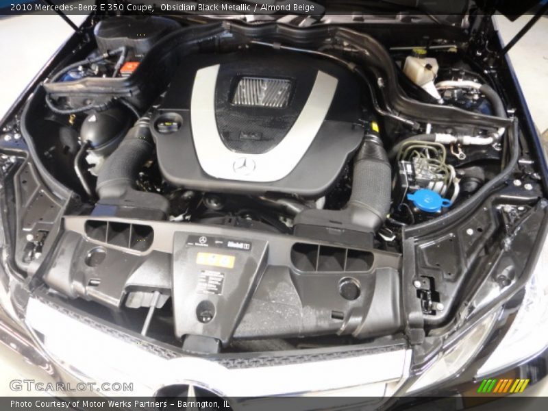 Obsidian Black Metallic / Almond Beige 2010 Mercedes-Benz E 350 Coupe