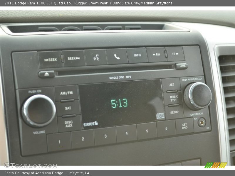 Rugged Brown Pearl / Dark Slate Gray/Medium Graystone 2011 Dodge Ram 1500 SLT Quad Cab