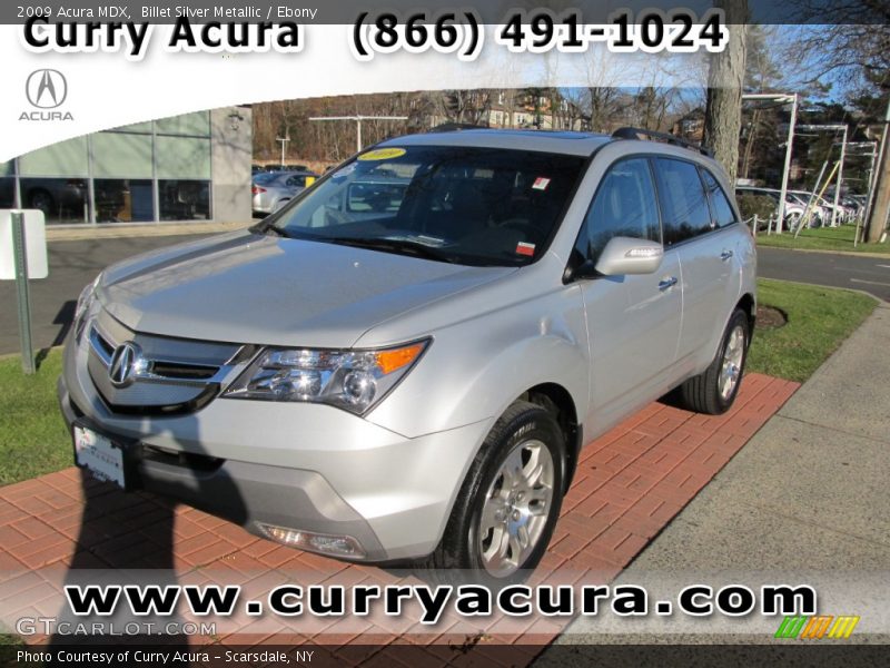Billet Silver Metallic / Ebony 2009 Acura MDX