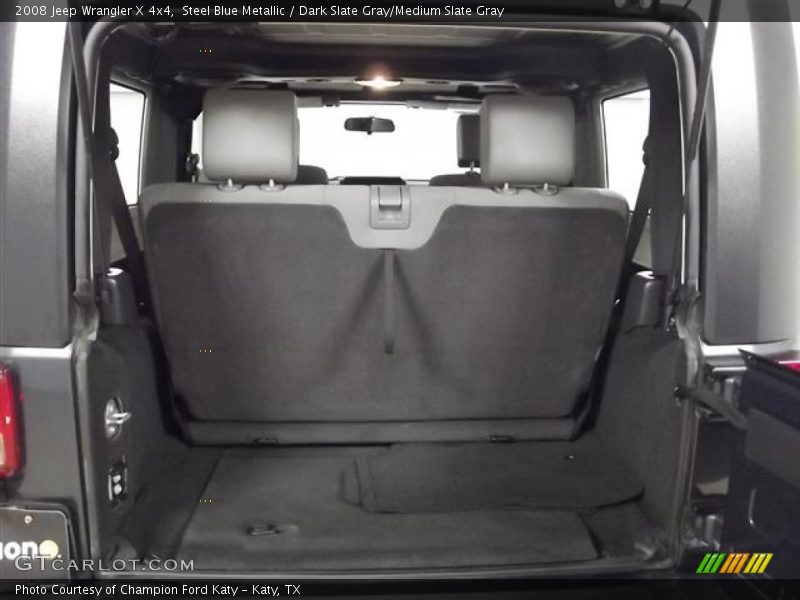 Steel Blue Metallic / Dark Slate Gray/Medium Slate Gray 2008 Jeep Wrangler X 4x4