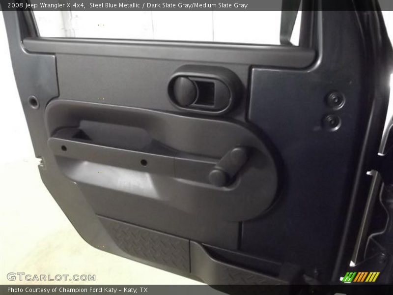Steel Blue Metallic / Dark Slate Gray/Medium Slate Gray 2008 Jeep Wrangler X 4x4