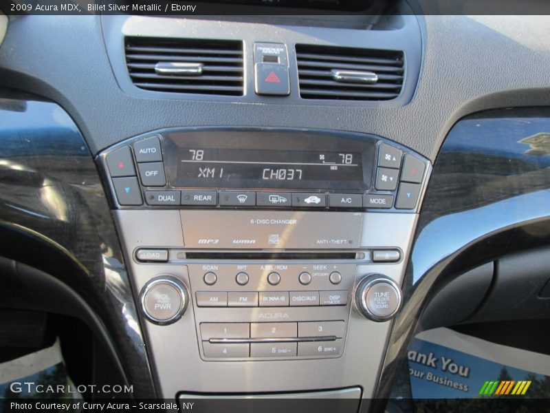 Billet Silver Metallic / Ebony 2009 Acura MDX