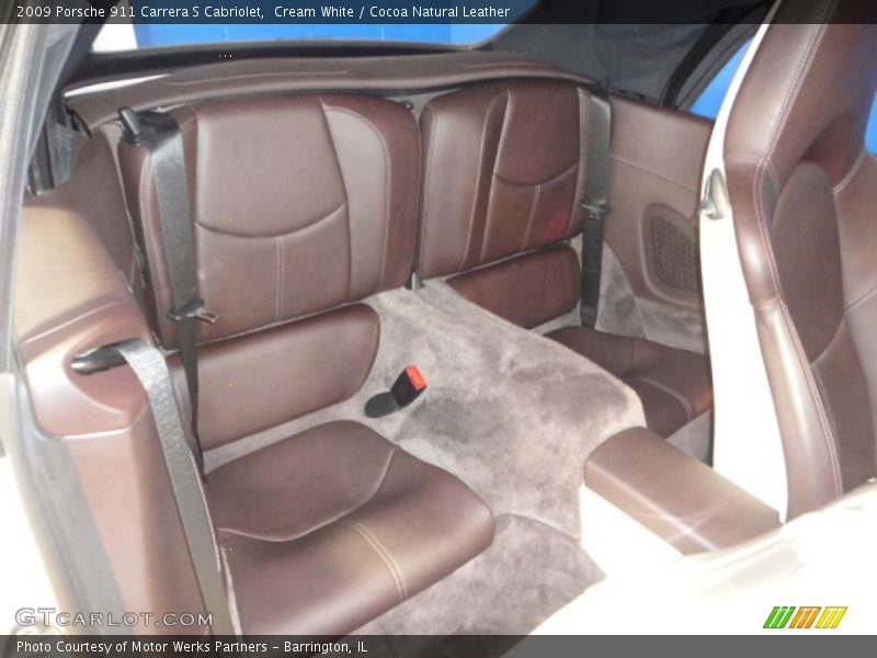  2009 911 Carrera S Cabriolet Cocoa Natural Leather Interior