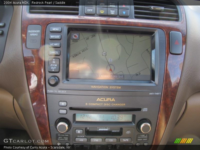 Navigation of 2004 MDX 