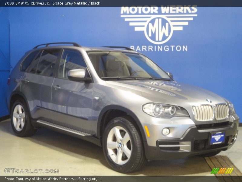 Space Grey Metallic / Black 2009 BMW X5 xDrive35d