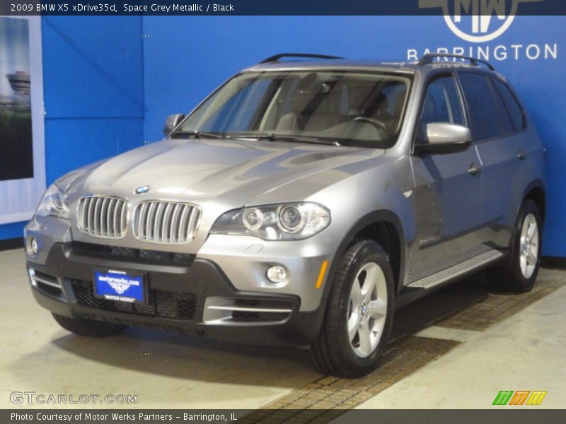 Space Grey Metallic / Black 2009 BMW X5 xDrive35d