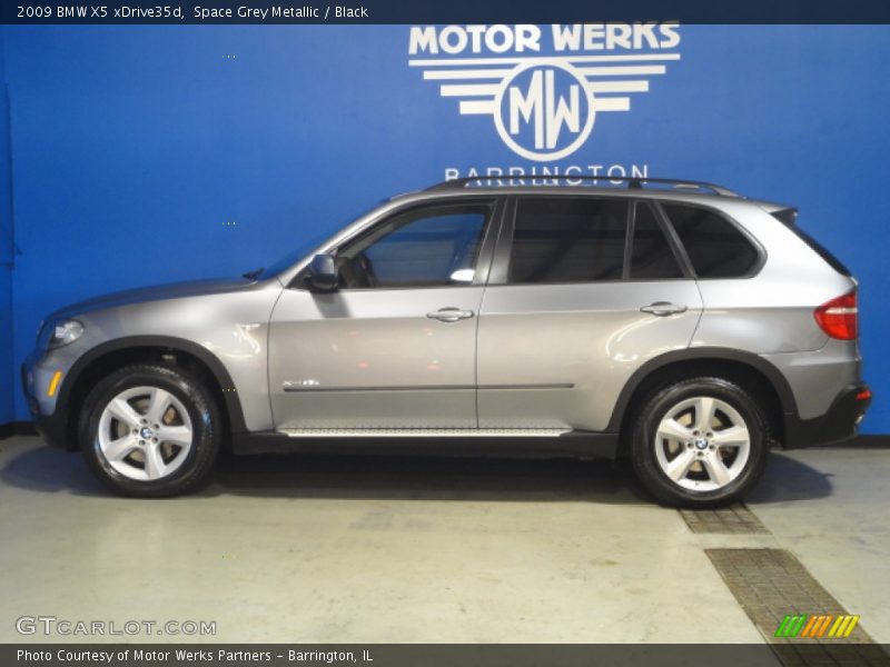 Space Grey Metallic / Black 2009 BMW X5 xDrive35d