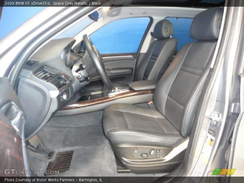 Space Grey Metallic / Black 2009 BMW X5 xDrive35d