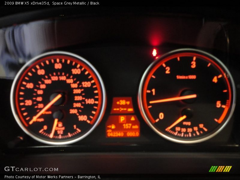 Space Grey Metallic / Black 2009 BMW X5 xDrive35d