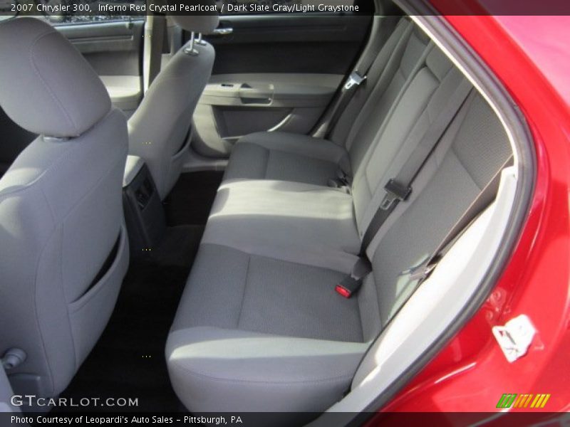 Inferno Red Crystal Pearlcoat / Dark Slate Gray/Light Graystone 2007 Chrysler 300