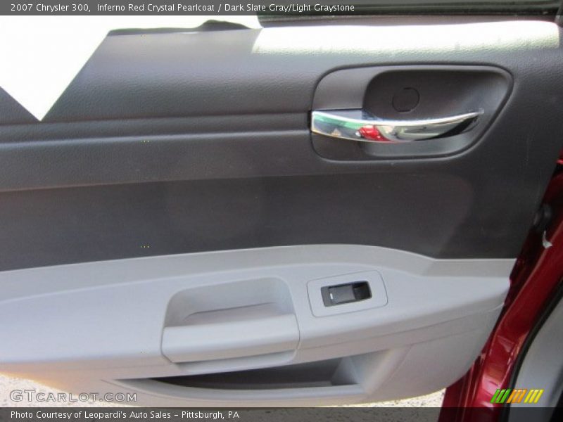 Inferno Red Crystal Pearlcoat / Dark Slate Gray/Light Graystone 2007 Chrysler 300