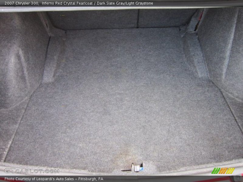 Inferno Red Crystal Pearlcoat / Dark Slate Gray/Light Graystone 2007 Chrysler 300