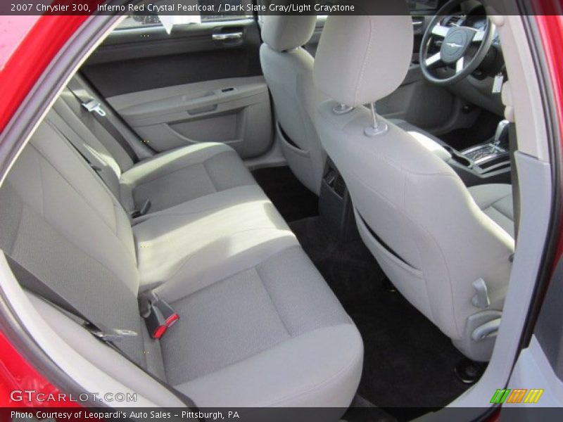 Inferno Red Crystal Pearlcoat / Dark Slate Gray/Light Graystone 2007 Chrysler 300