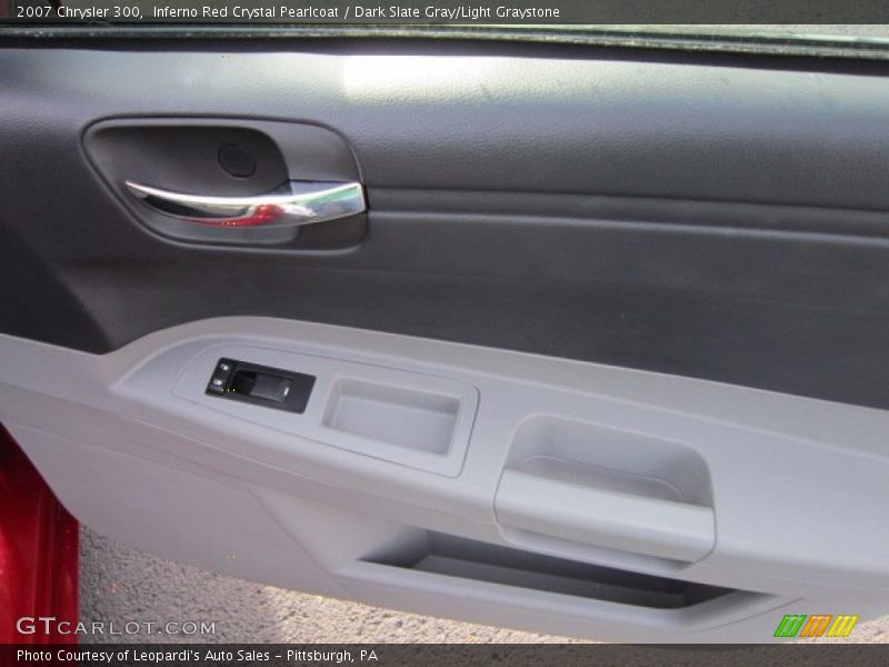 Inferno Red Crystal Pearlcoat / Dark Slate Gray/Light Graystone 2007 Chrysler 300
